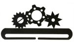 (image for) Gears Split Btm - Charcoal 8"